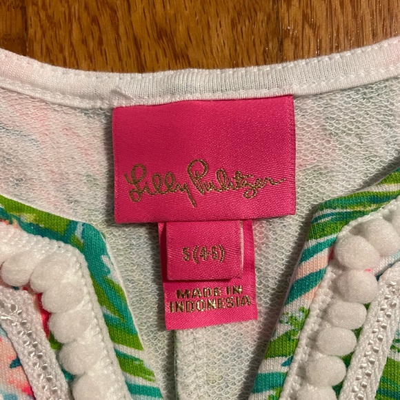 Lilly Pulitzer Girls Cotton Sleeveless Dress size S (4-6) - Picture 2 of 3